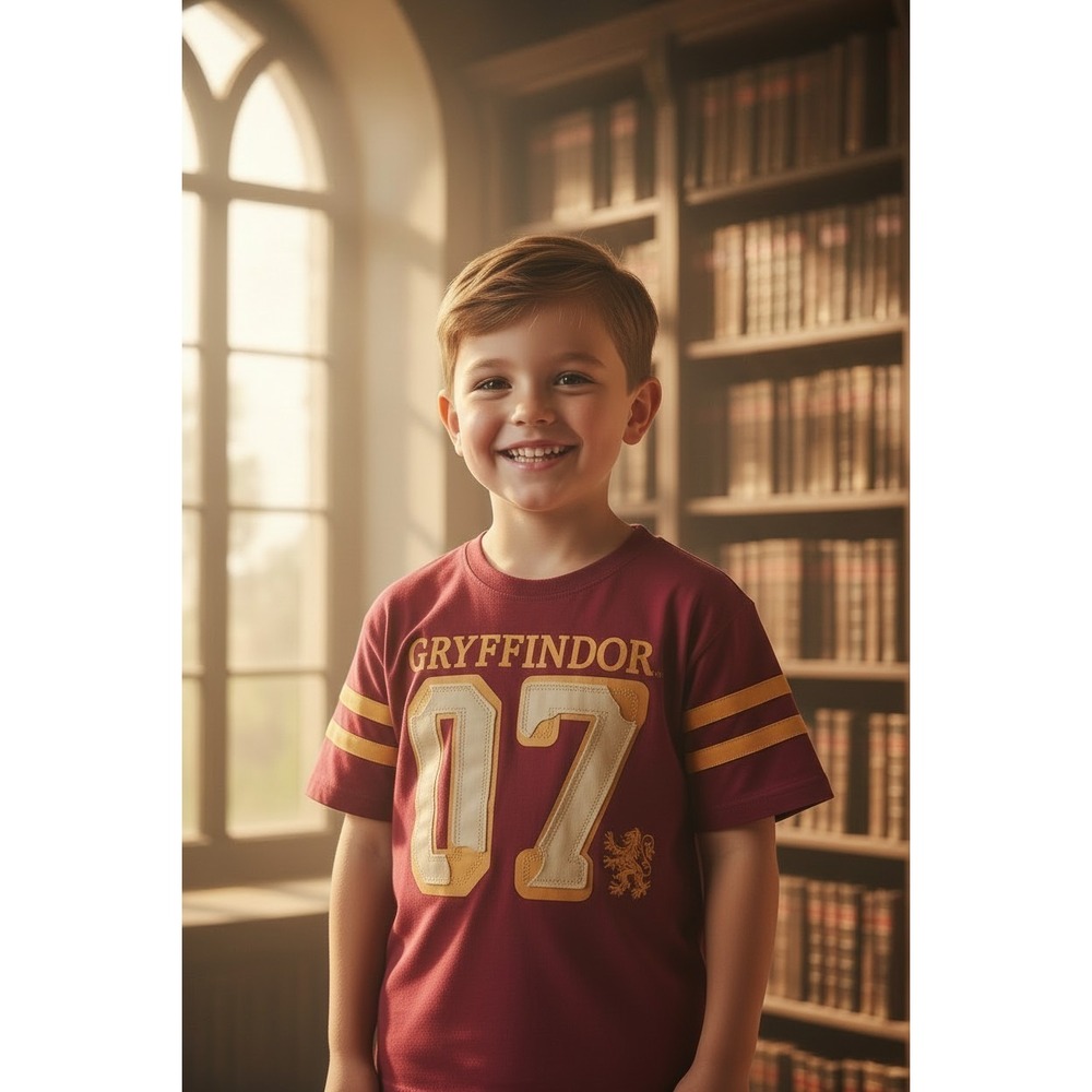 Universal Studios Harry Potter Gryffindor 07 Quidditch Seeker Jersey T-Shirt‎ XS